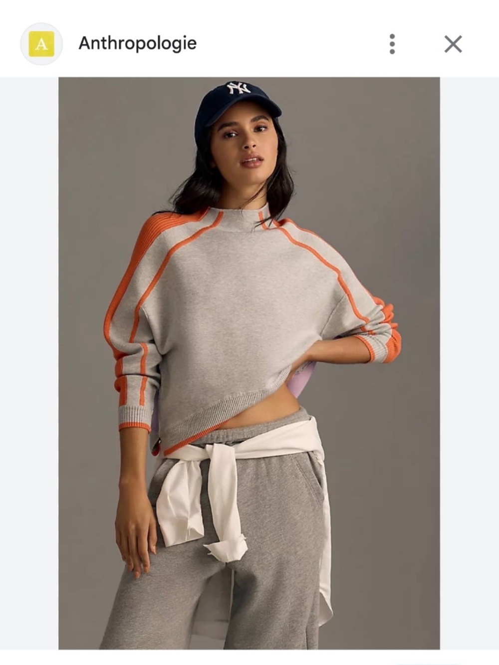 Anthropologie Daily Practice athleisure sweatshirt